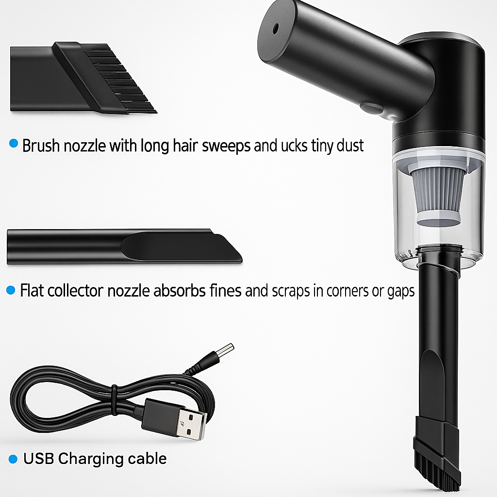 ZeroDust™ Portable Vacuum Cleaner